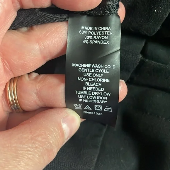 size 12p Vince Camuto black dress pants - Picture 7 of 7